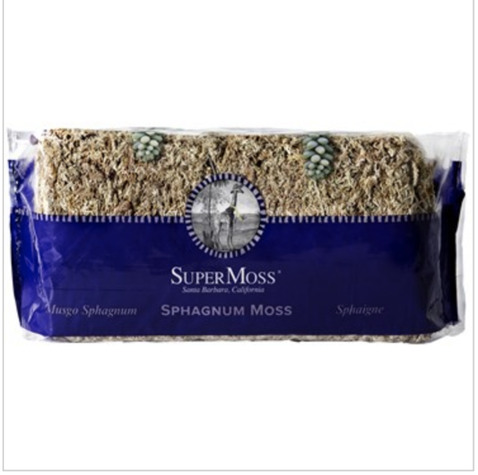 SuperMoss Sphagnum Moss - 0.35lb brick