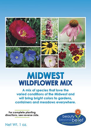 Flower Mix 'Midwest Wildflowers' - Beauty Beyond Belief - 1oz