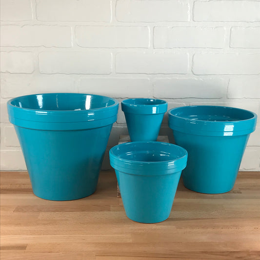 Ceramo Glazed Standard Pot - Robin's Egg Blue