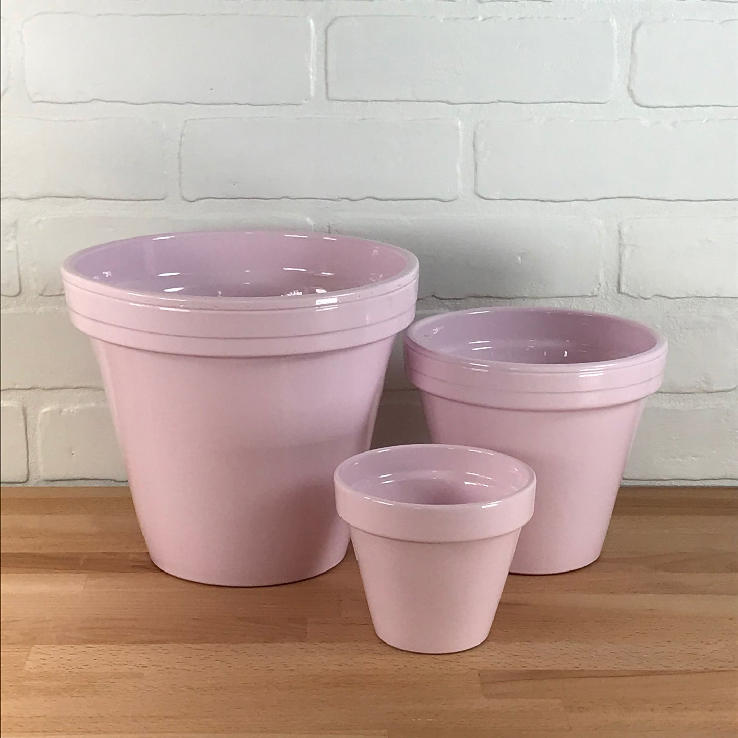 Ceramo Glazed Standard Pot - Dusty Rose - 6.5in