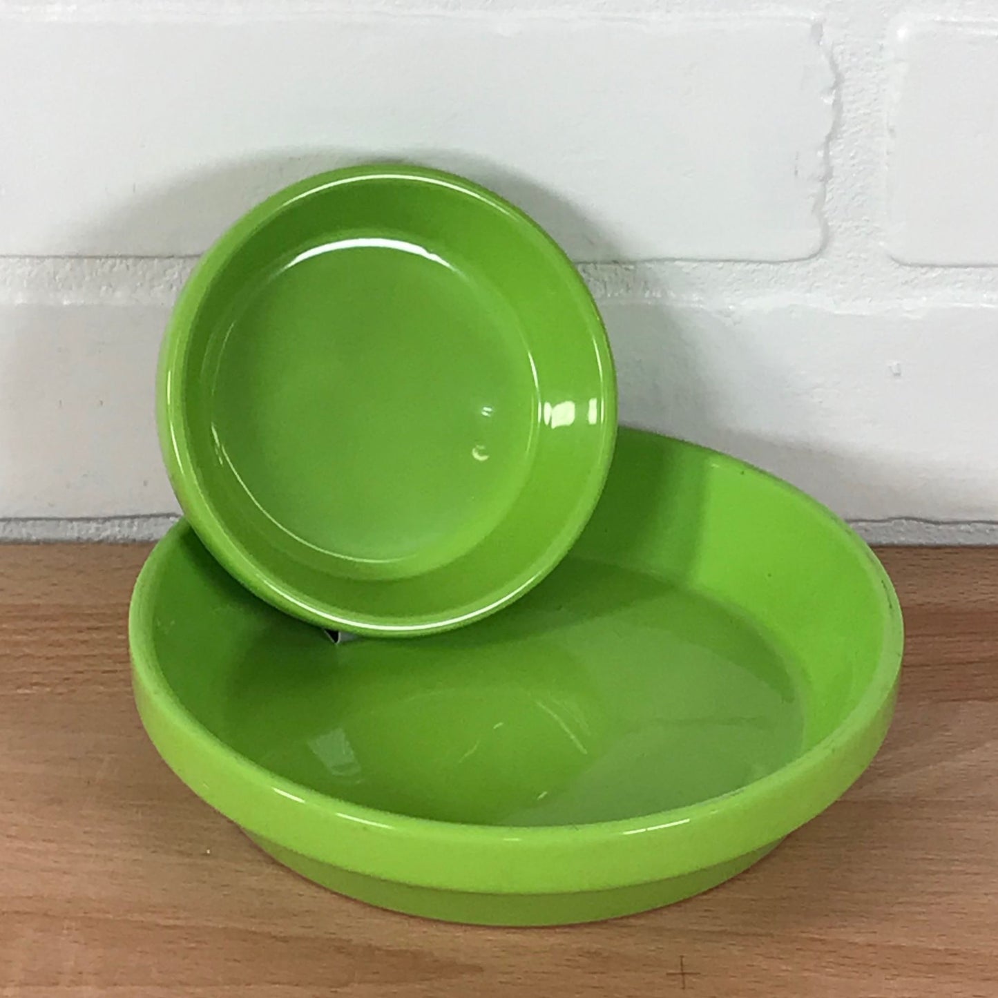 Ceramo Saucer - Glazed Standard Saucer - Bright Green