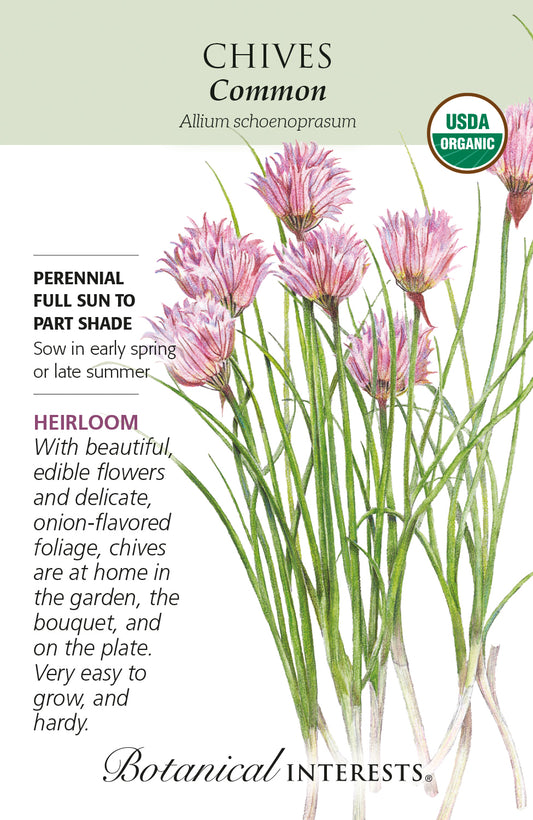 Chives 'Common' - Botanical Interests® - Organic