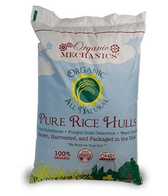 Organic Mechanics Rice Hulls 8 qt