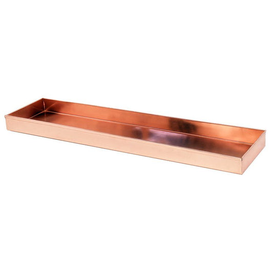 Copper Plated Tray - Rectangular - 20x5in