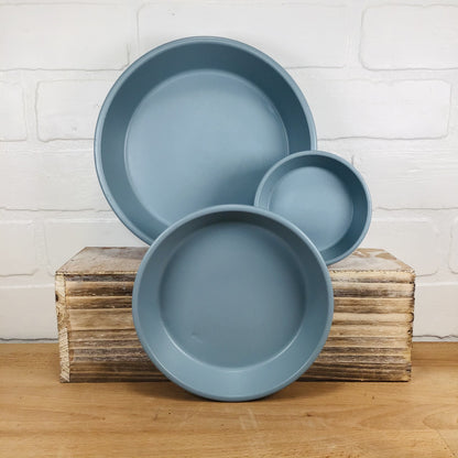 Ceramo Saucer - Glazed Standard Saucer - Ice Blue