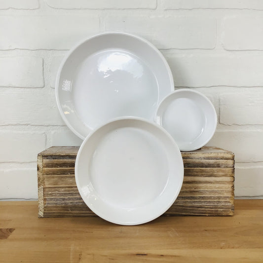 Ceramo Glazed Standard Saucer - White