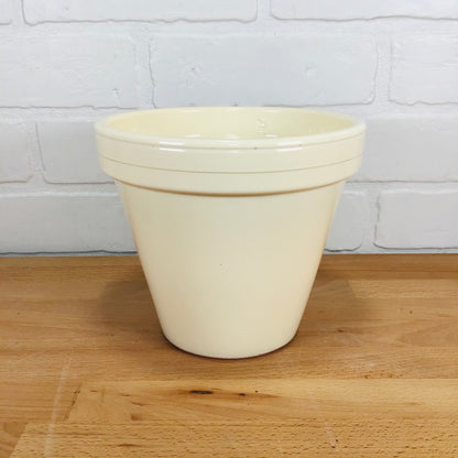 Ceramo Glazed Standard Pot - Butter Yellow