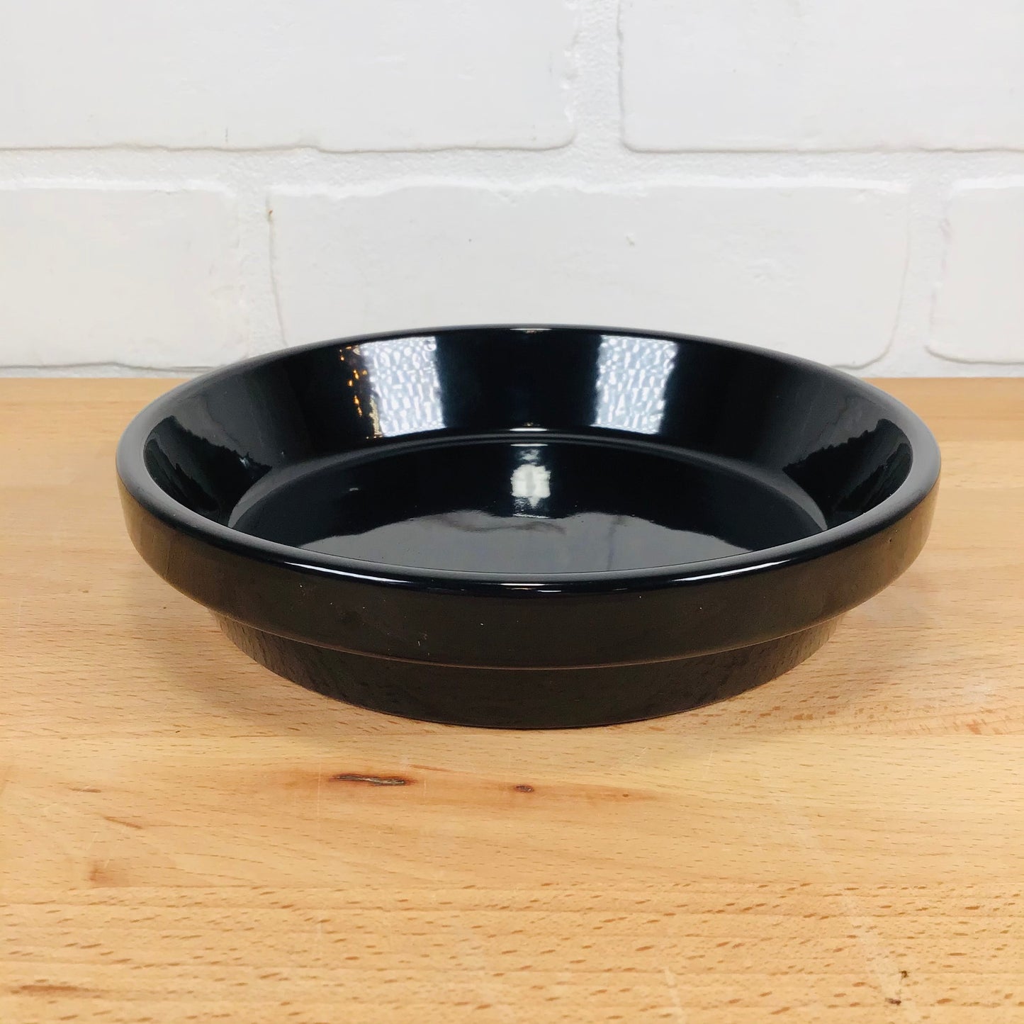 Ceramo Saucer - Glazed Standard Saucer - Black