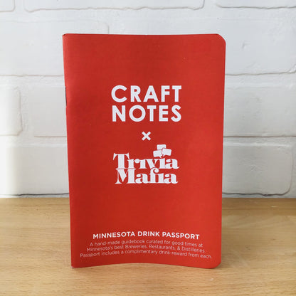 Craft Notes Drink Passport - Trivia Mafia