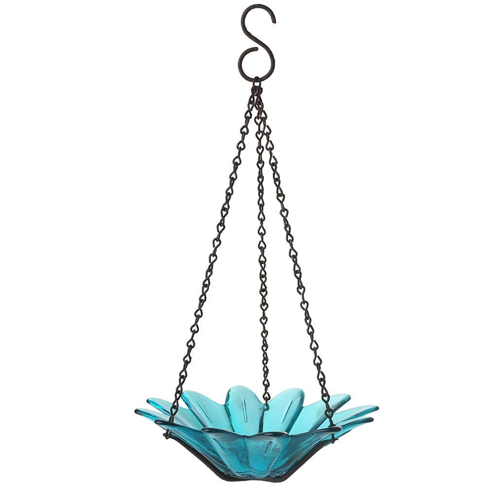 Bird Feeder - Hanging Petite Glass Daisy Feeder - 8in