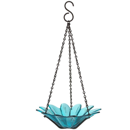 Bird Feeder - Hanging Petite Glass Daisy Feeder - 8in