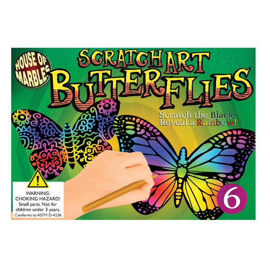 Scratch Art Butterflies Activity