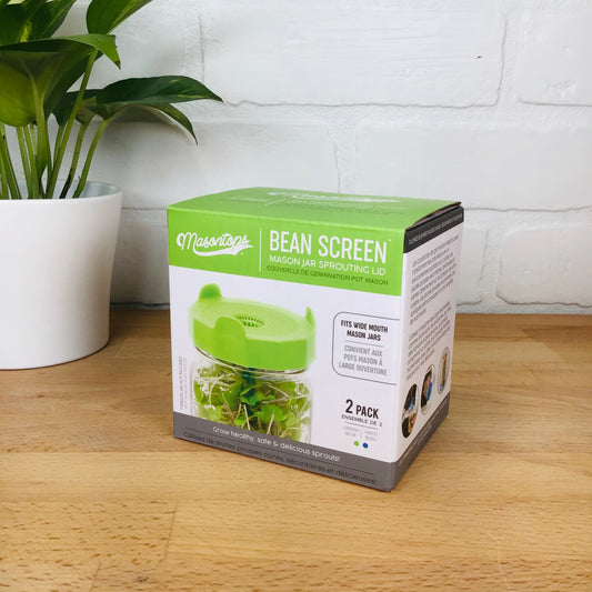 Bean Screen Mason Jar Sprouting Lid - 2pk