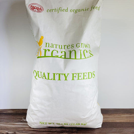 Organic Chicken Feed 16% Layer Meal- 50lb Bag