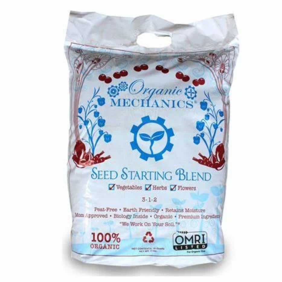 Organic Mechanics Seed Starting Mix 8qt