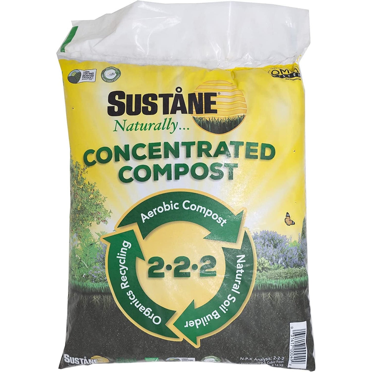 Sustane Concentrated Compost (2-2-2) - 18lb (L2L)