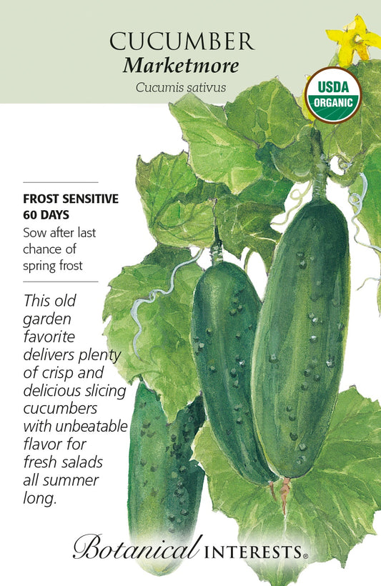 Cucumber 'Marketmore' - Botanical Interests® - Organic