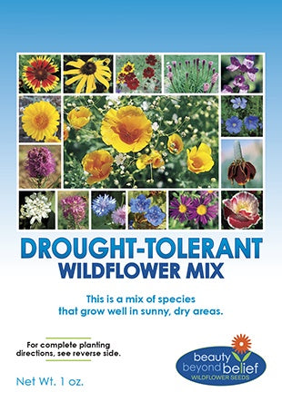 Flower Mix 'Drought-Tolerant Wildflowers' - Beauty Beyond Belief - 1 oz