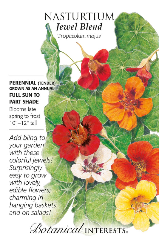 Nasturtium 'Jewel Blend' - Botanical Interests®