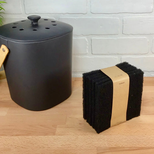 Bamboo Composter Filter Squares Refill - 6pk
